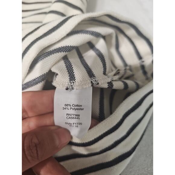 Madewell‎ Striped Lace Un Neckline Top Size XS - Picture 5 of 8